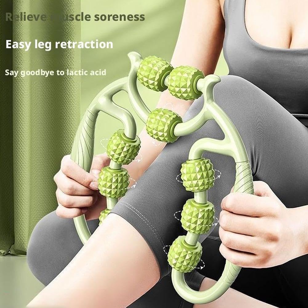 Upyogaa Deep Tissue Massage Roller - Cellulite & Muscle Relaxer for Legs, Thighs, Back | Professional Circular Massage Tool for Home Fitness, Muscle Recovery