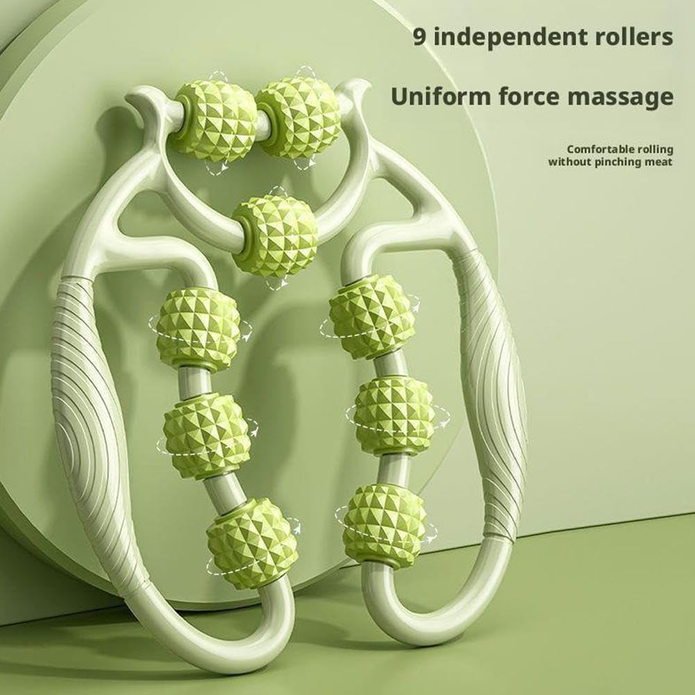 Upyogaa Deep Tissue Massage Roller - Cellulite & Muscle Relaxer for Legs, Thighs, Back | Professional Circular Massage Tool for Home Fitness, Muscle Recovery