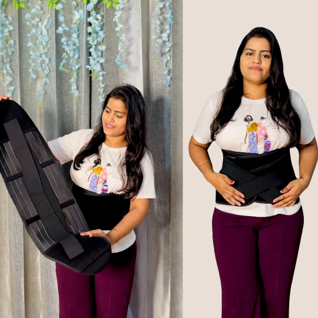 Upyogaa 3-in-1 Postpartum Belly Band – Abdominal Belt for Post-Pregnancy Recovery 1 Year Warranty