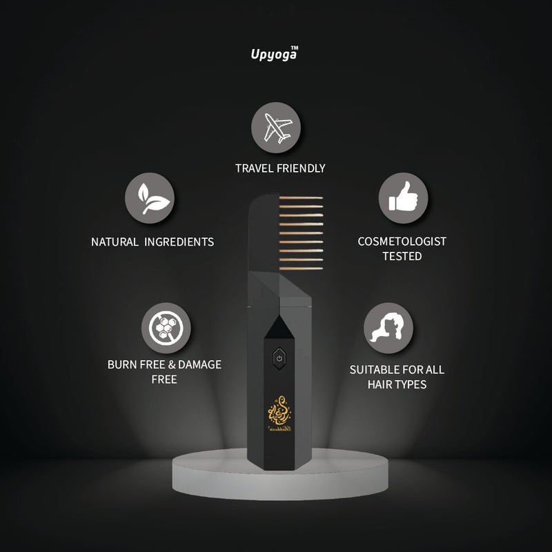 Upyoga in Hair Comb Incense Burner Home Diffuser Year