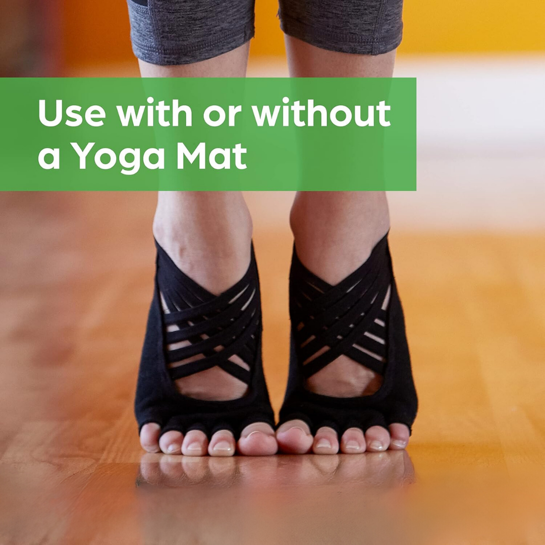 Toeless Anti Slip -Yoga Socks for Extra Grip – UPYOGA