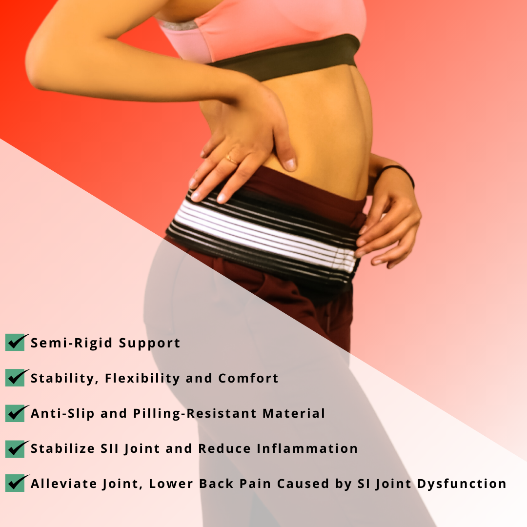 Hip Belt - Instant Relief for Sciatica, Pelvic, Lower Back, Lumbar ,hip belt  or Support at Rs 400, Back Belt in Bareilly