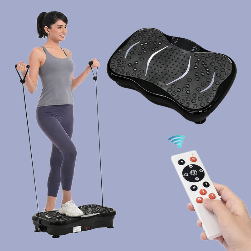 Upyogaa Vibration Plate | Fitness Platform Exercise Machine | Vibrating Lymphatic Drainage Shaking | Full Body Shaker Workout Vibrate Stand Shake Board | Sport Gym for Weight Loss Fat Burner for Women Men
