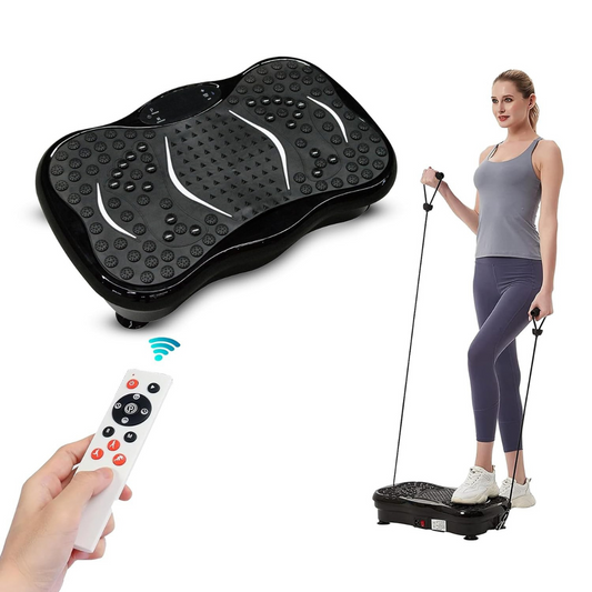 Upyogaa Vibration Plate | Fitness Platform Exercise Machine | Vibrating Lymphatic Drainage Shaking | Full Body Shaker Workout Vibrate Stand Shake Board | Sport Gym for Weight Loss Fat Burner for Women Men