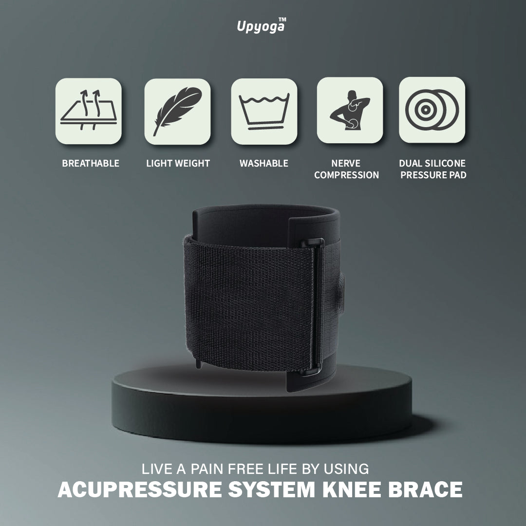 Acupressure Therapy Sciatica Pain Relief Knee Brace | 1 Pair