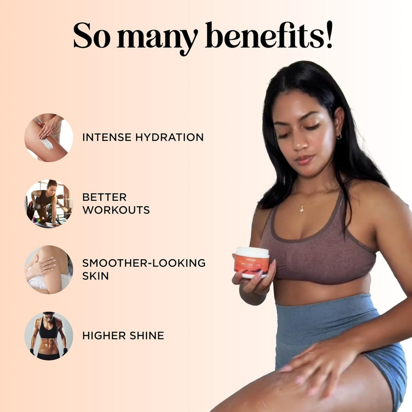 Hot Firming Lotion Sweat Enhancer - Skin Tightening Cream for Stomach Fat and Cellulite - Sweat Cream for Better Workout Results - Long Lasting Moisturizing Pre and Post Workout Massage Lotion