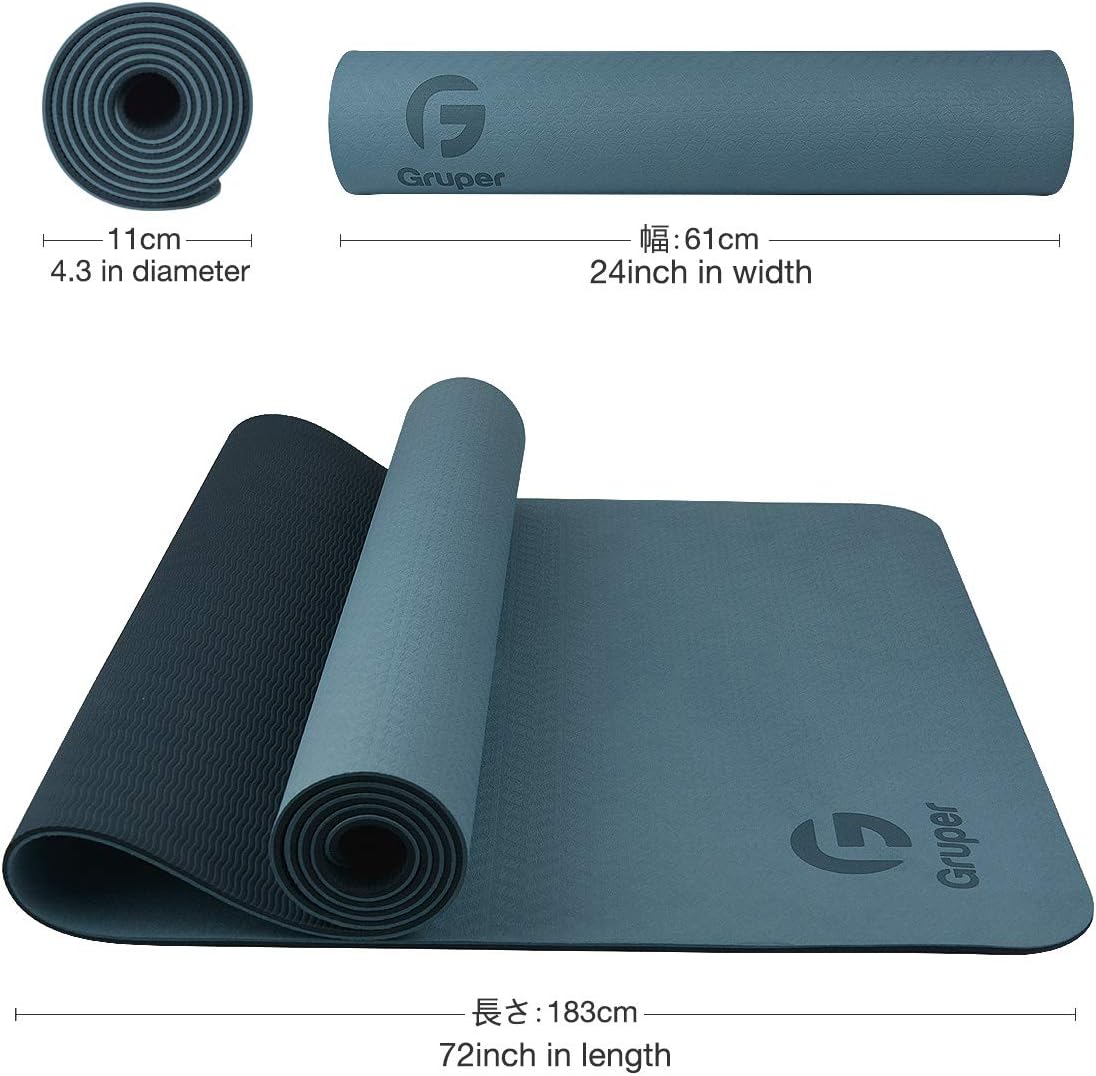 Premium Dual Colour Yoga Fitness Mat