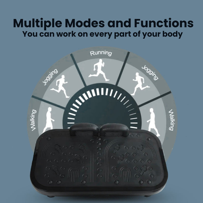 Upyogaa Vibration Plate Exercise Machine – Full-Body Workout, Lymphatic Drainage, 8000 Vibrations/min | 200 Speed Levels | Power - 200Watt | 140 KG-190 KG Capacity | 1 Year Warranty