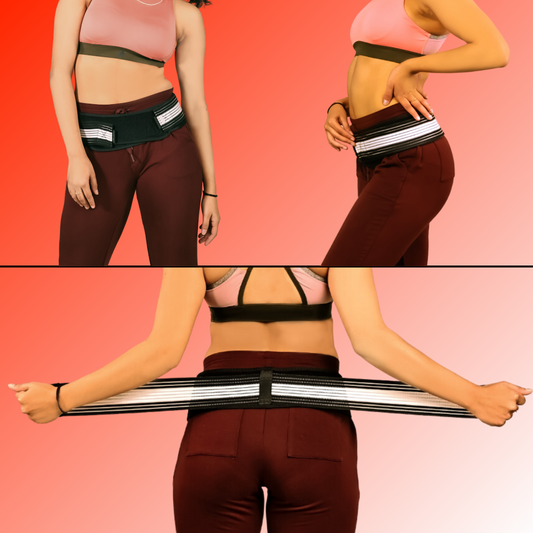 Sacroiliac SI Joint Hip Belt – Relief For Sciatica & Lower Back Pain | Anti-Slip