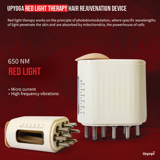 Upyoga Red Light Therapy Hair Rejuvenation Device | 1 Year Warranty