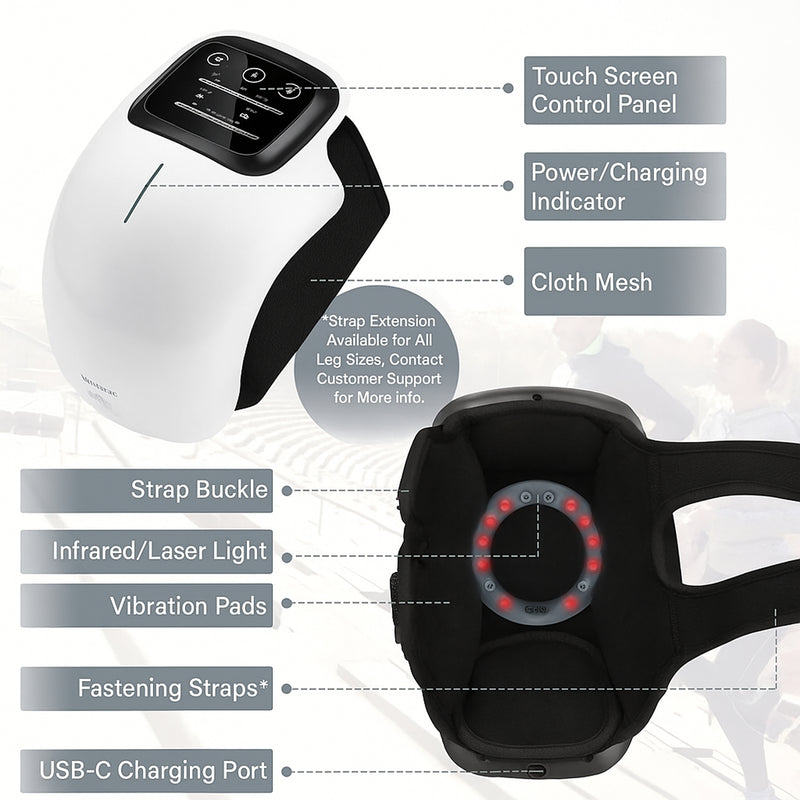 Upyogaa Wireless Knee & Shoulder Massager | 1 Year Warranty