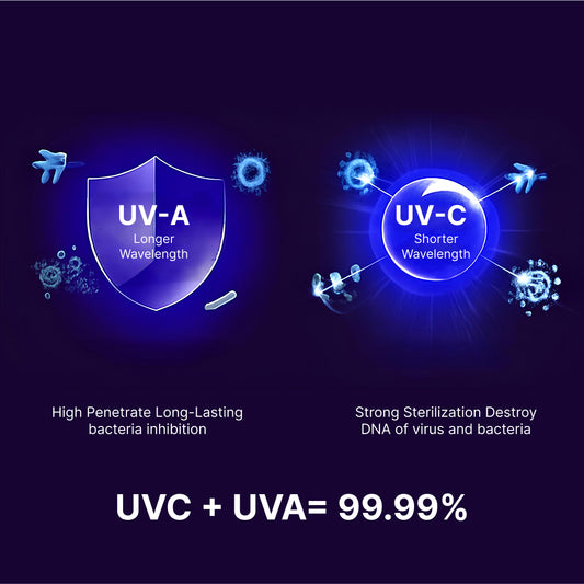 Upyogaa UV Toothbrush Sterilizer & Holder With 1 Year Warranty
