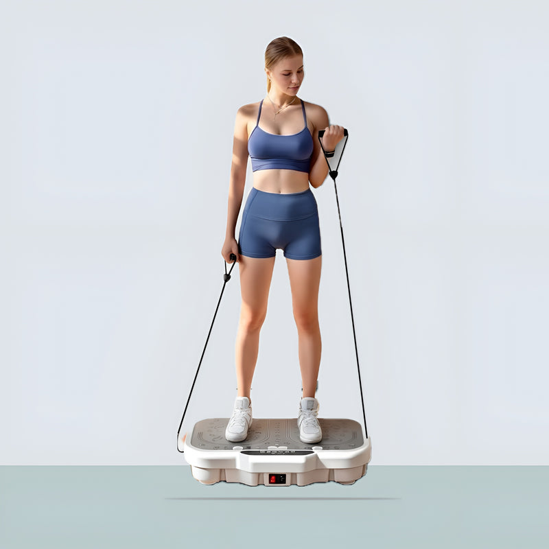 Upyogaa Vibration Plate Exercise Machine – Full-Body Workout, Lymphatic Drainage, 8000 Vibrations/min | 200 Speed Levels | Power - 200Watt | 140 KG-190 KG Capacity | 1 Year Warranty