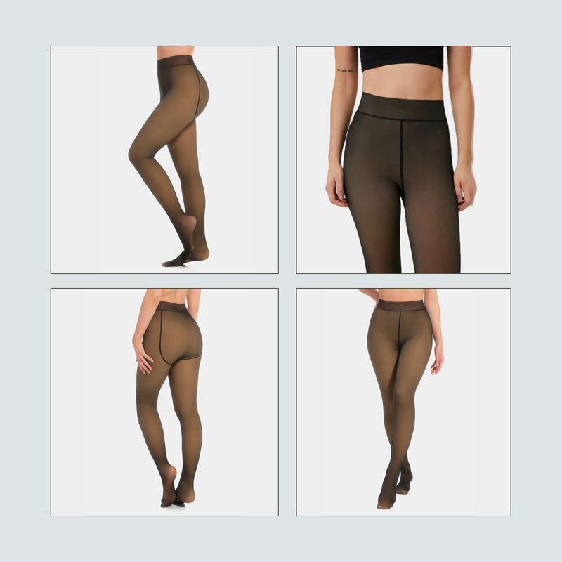 Upyogaa Fur Lined Sheer Translucent Stockings | Upgraded