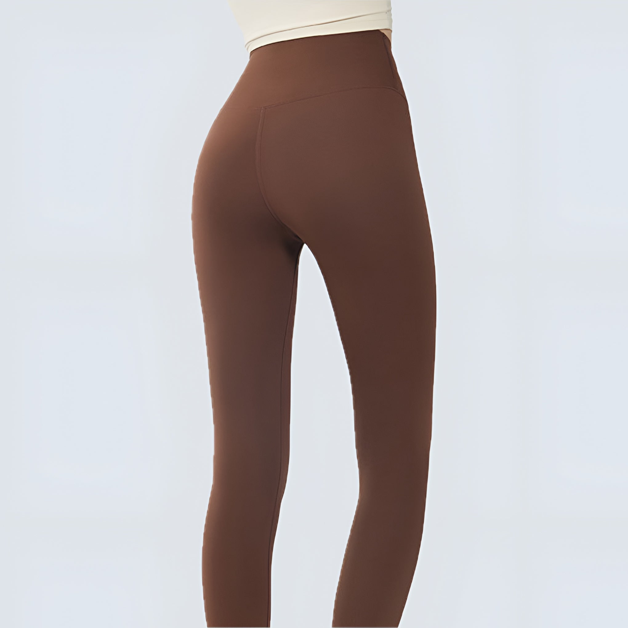 Upyogaa Women Seamless Brushed High Waisted Tights Yoga Pants