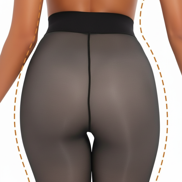 Upyogaa Fur Lined Sheer Translucent Stockings | Upgraded