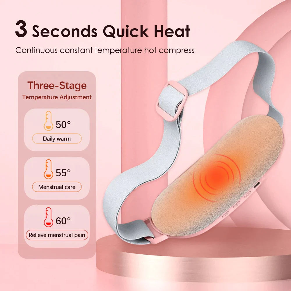 Maya's Dynamic Heat & Massage Therapy for Soothing Period Cramps | 1 Year Warranty