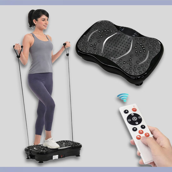 Upyogaa Vibration Plate | Fitness Platform Exercise Machine | Vibrating Lymphatic Drainage Shaking | Full Body Shaker Workout Vibrate Stand Shake Board | Sport Gym for Weight Loss Fat Burner for Women Men