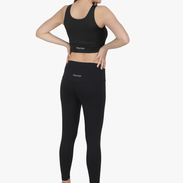 Upyogaa Women High-Waist Activewear Tights 3/4 Length