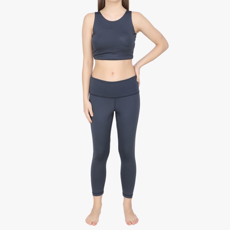Upyogaa Women High-Waist Activewear Tights 3/4 Length
