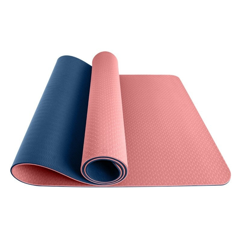 Premium TPE Yoga Fitness Mat with Dual Color Tone 6mm Thick Online