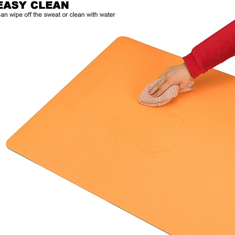 yoga mat yellow color-upyoga