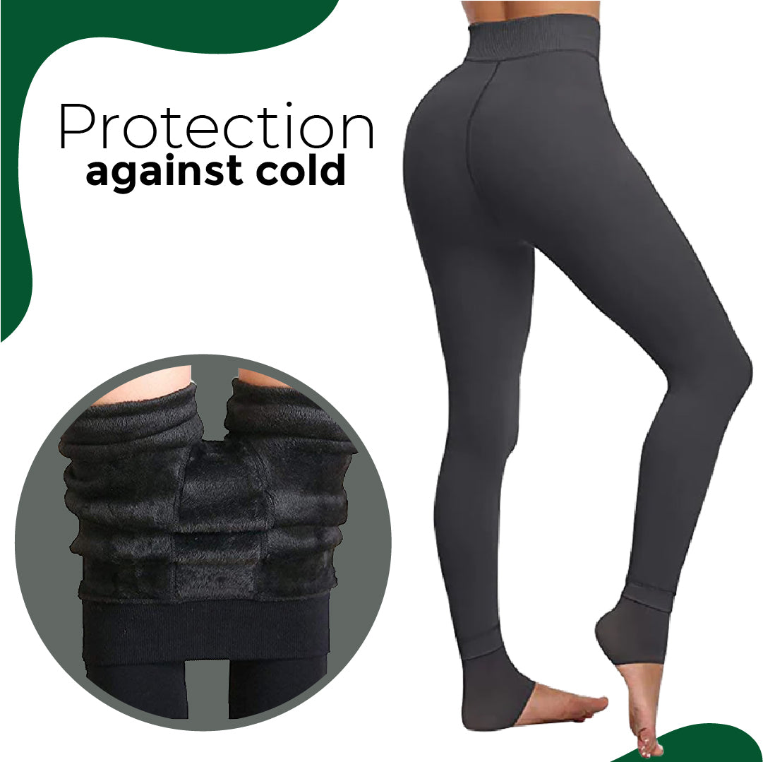 Buy Fleece Lined Winter Leggings Women High Waisted Thermal Warm Yoga Pants  with Pockets Online at desertcartINDIA