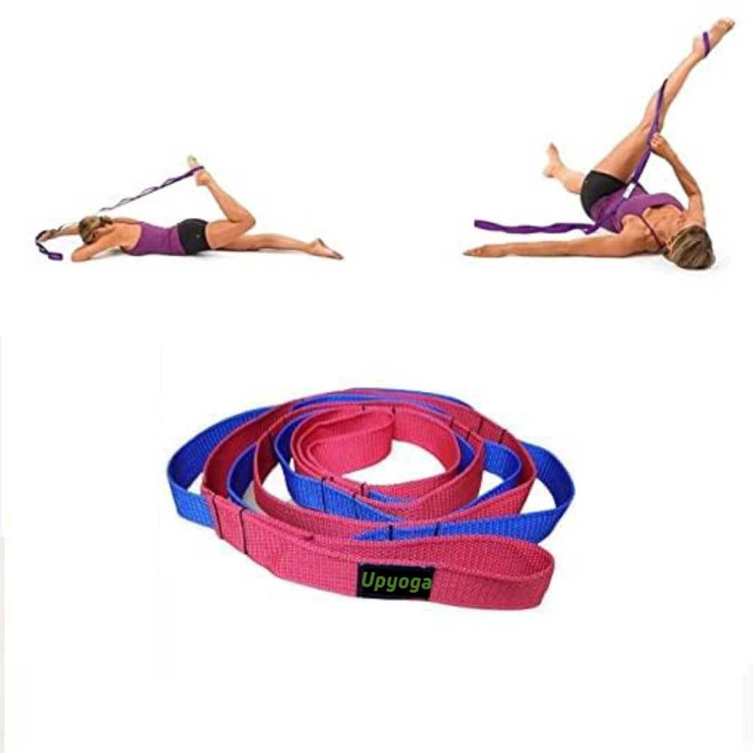 Yoga Stretch Belt Strap 7 Loop yoga belt stretching yoga belt stretching  for men Women yoga strap at Rs 160/piece, KATARGAM, Surat