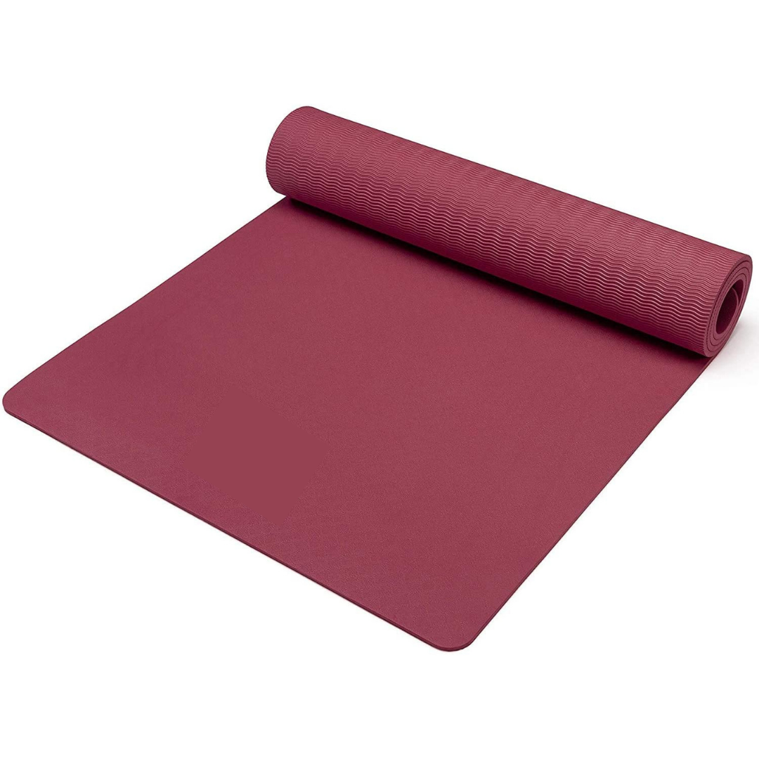 Buy Albio 6mm Imported Anti Skid Red Yoga Mat (Pack of 3) Online