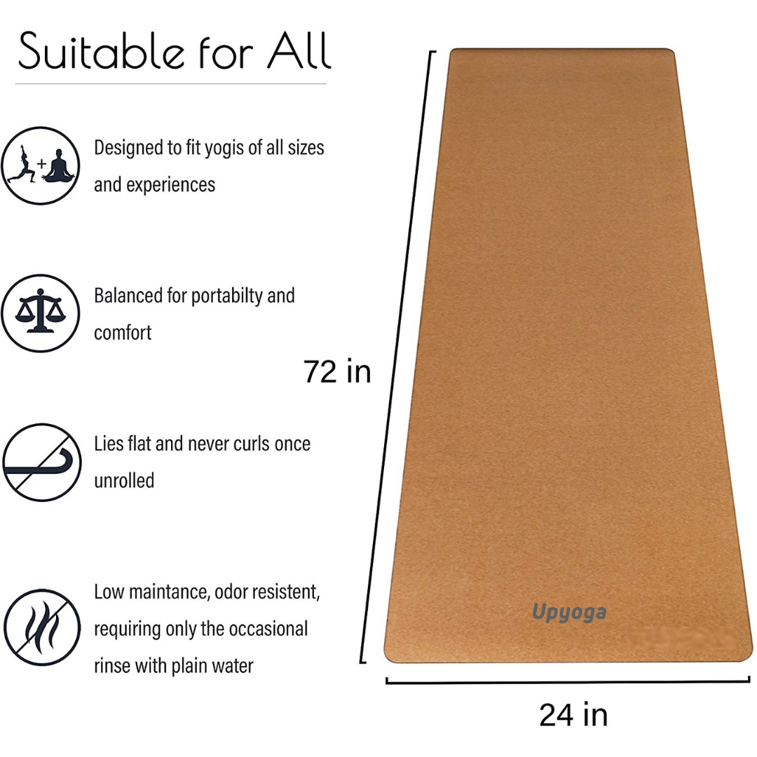 Cork Yoga Mat and Carrying Case - Branding Gift Idea