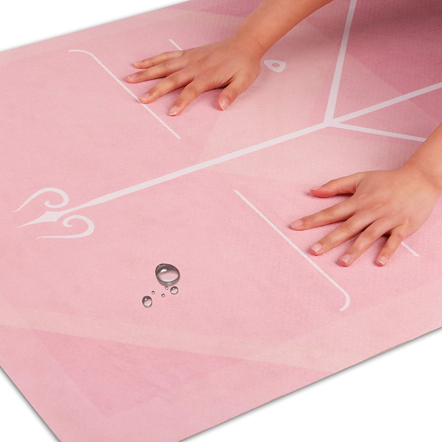 yoga mat with alignment lines india-upyoga