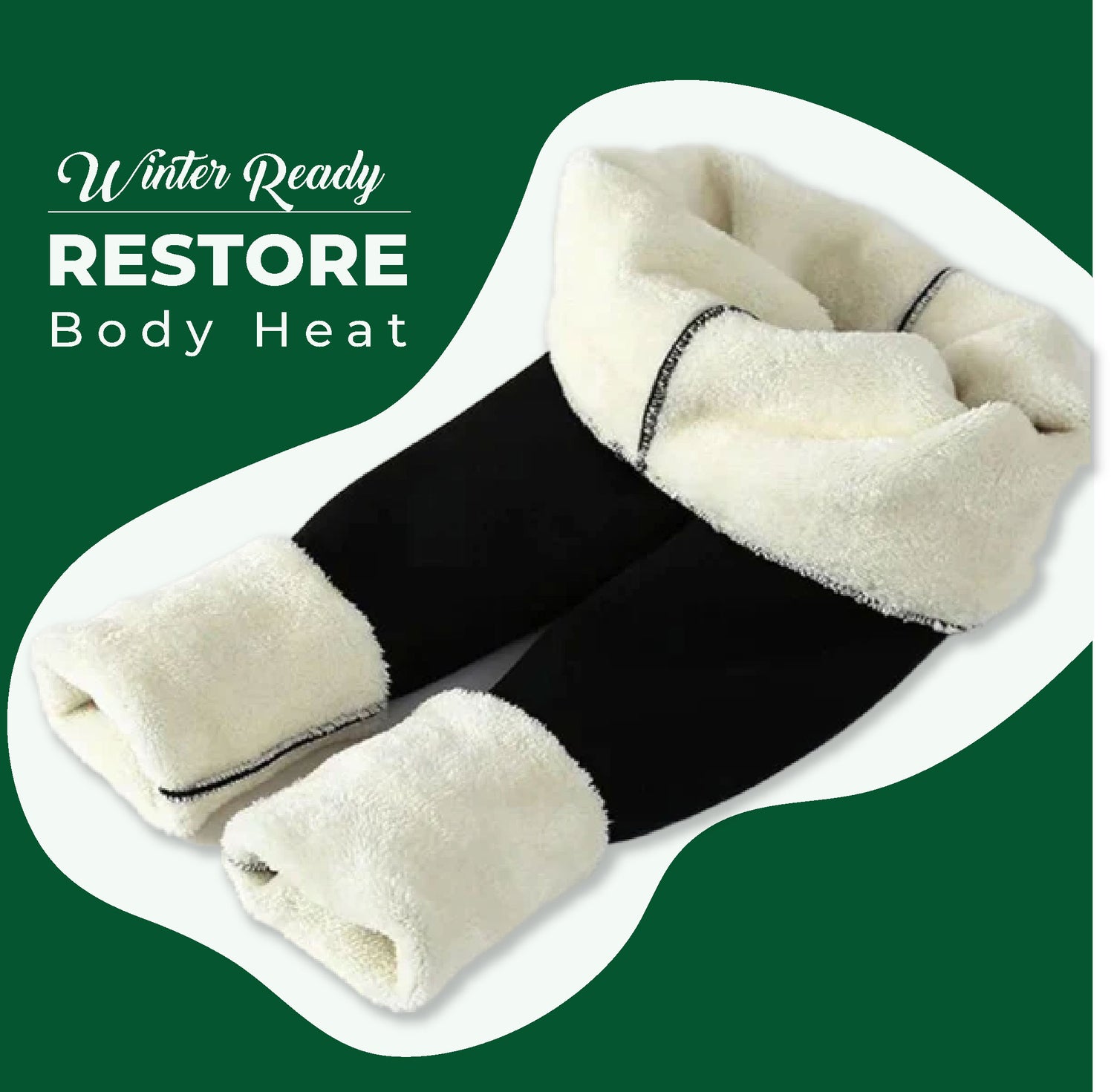 Plus Size Fur Lined Velvet Print Leggings Warm Winter Stretch Fleece 1X 2X  3X 4X | eBay