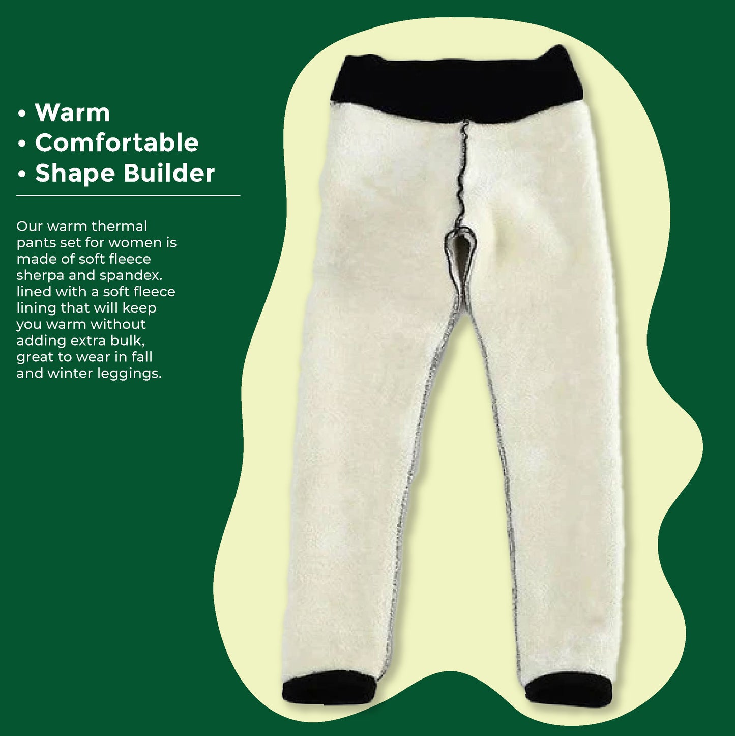 Winter Thick Heavy Extra Warm Full Length Cotton Leggings Fleece Thermal  Nap P28 | eBay